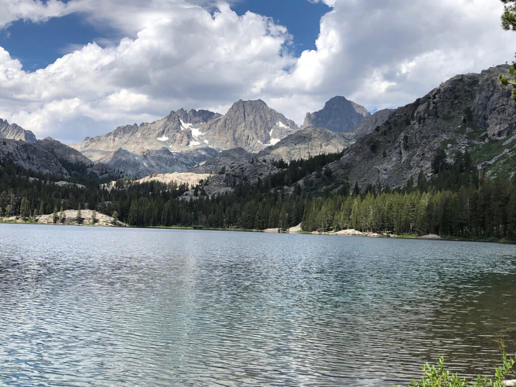 Lake and mountain