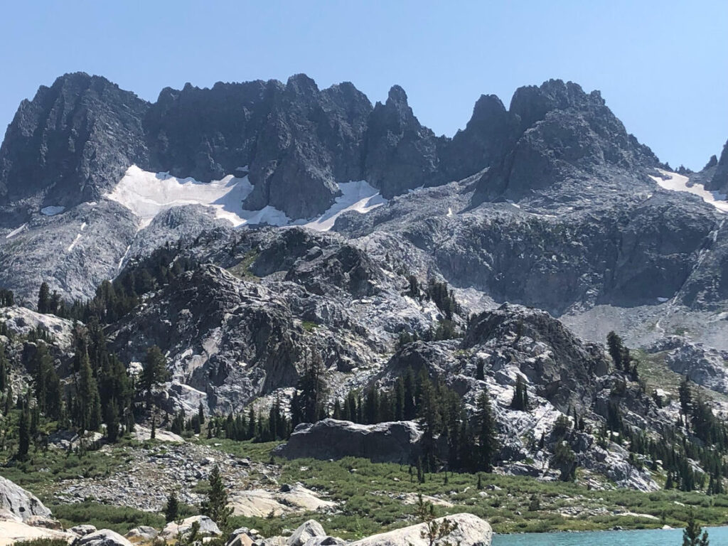 Lake and mountain